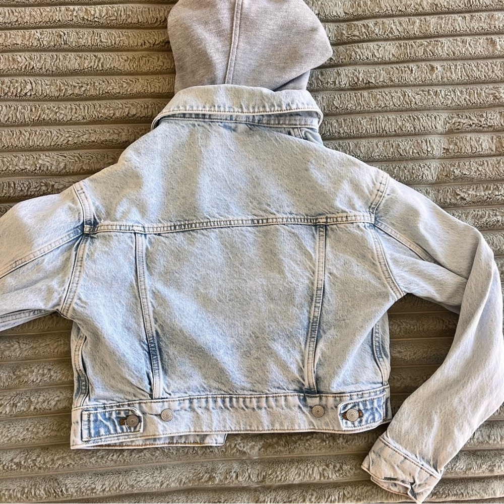 Free People Brando Denim Jacket in Malta Wash- Size XS - Picture 9 of 13